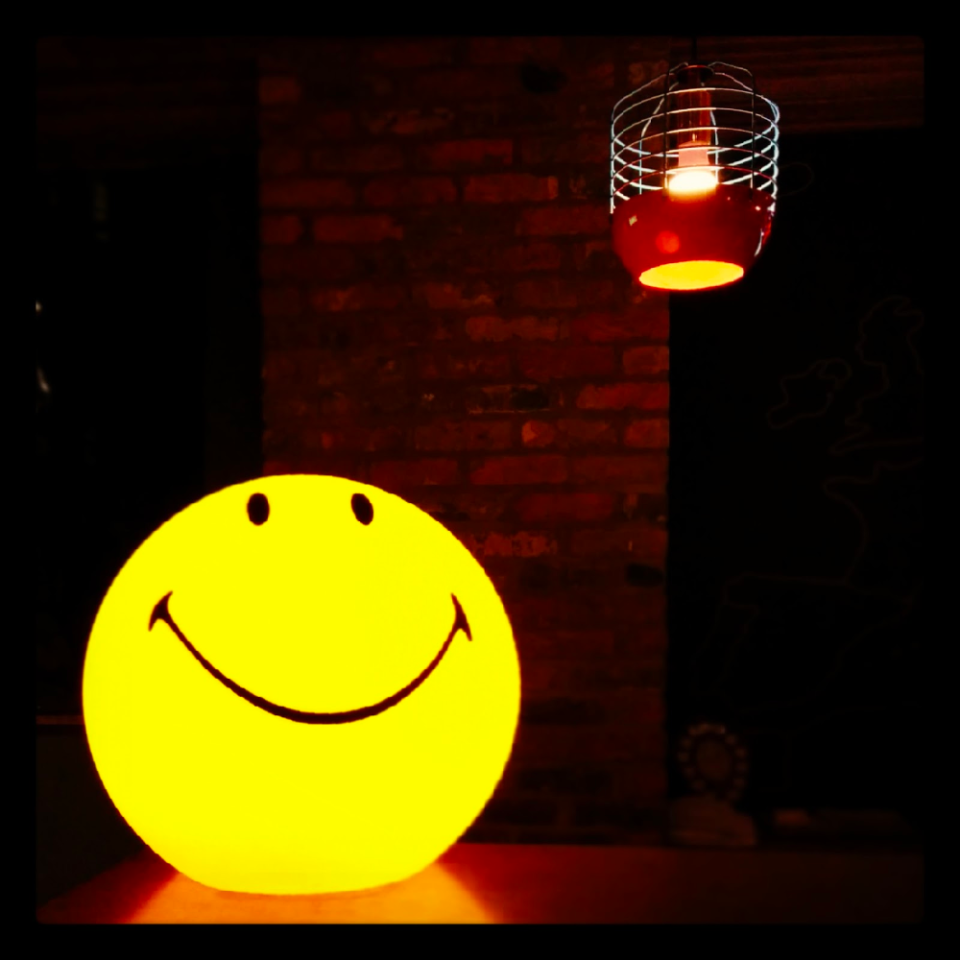 Mr Maria Smiley Lamp Xl Dimmable Led Light Okfunts