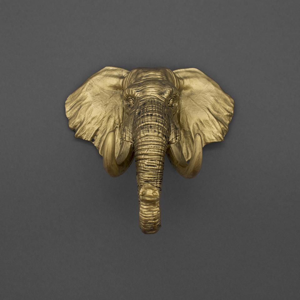 Iron&Glory Never Forget - Gold Elephant Key Hanger
