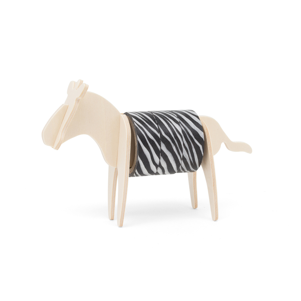 Luckies Wild Tape Zebra - Animal themed tape holder