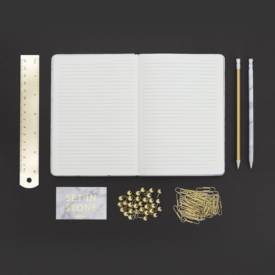 Luckies Set In Stone Stationery Set